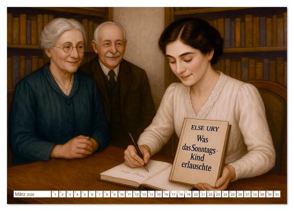 Produktbild: Else Ury (Tischkalender 2026 DIN A5 quer), CALVENDO Monatskalender