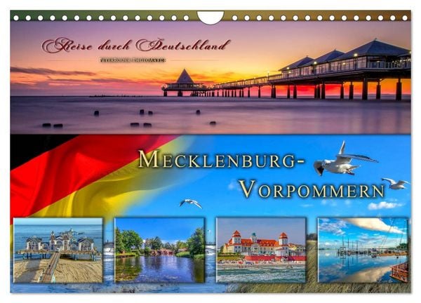 Produktbild: Reise durch Deutschland - Mecklenburg-Vorpommern (Wandkalender 2026 DIN A4 quer), CALVENDO Monatskalender
