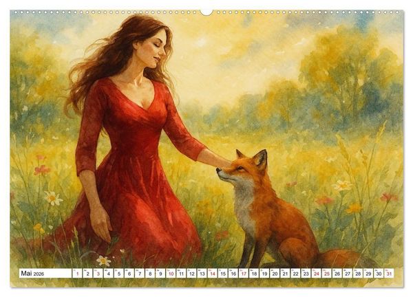 Produktbild: Im Zeichen der G&ouml;ttin (hochwertiger Premium Wandkalender 2026 DIN A2 quer), Kunstdruck in Hochglanz