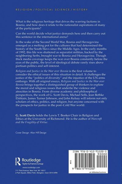 Produktbild: Religion and Justice in the War Over Bosnia