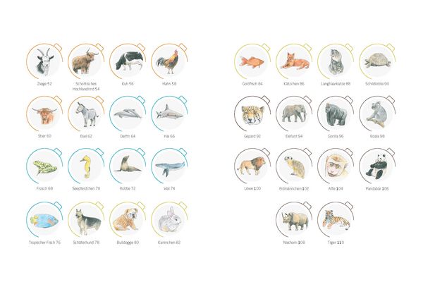 Produktbild: Tiere zeichnen in 10 Minuten. 50 Tiere schnell und naturgetreu gezeichnet