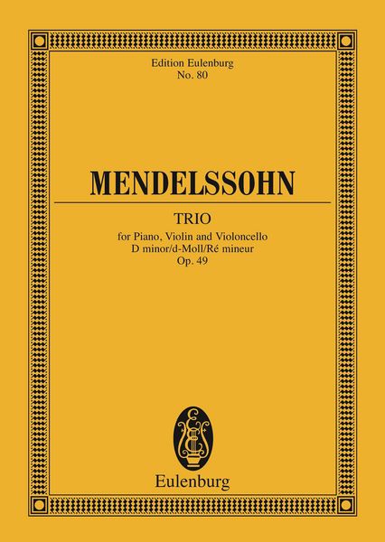 Produktbild: Piano Trio D minor