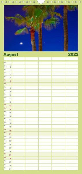 Produktbild: Familienplaner MALLORCA zum VERLIEBEN (Wandkalender 2022 , 21 cm x 45 cm, hoch)