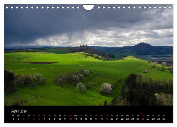 Produktbild: Vulkanlandschaft Hegau 2026 (Wandkalender 2026 DIN A4 quer), CALVENDO Monatskalender