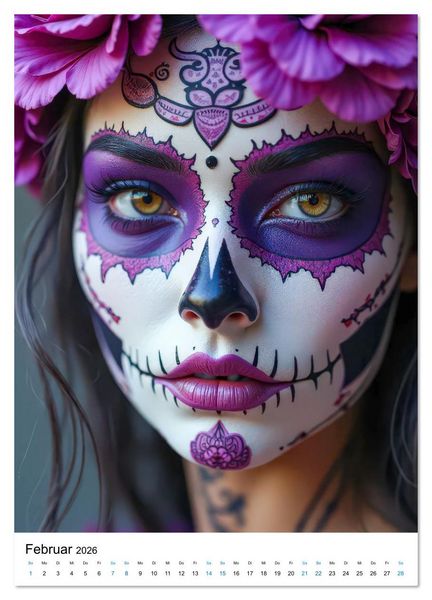 Produktbild: La Catrina - Poesie der Verg&auml;nglichkeit (Wandkalender 2026 DIN A3 hoch), CALVENDO Monatskalender