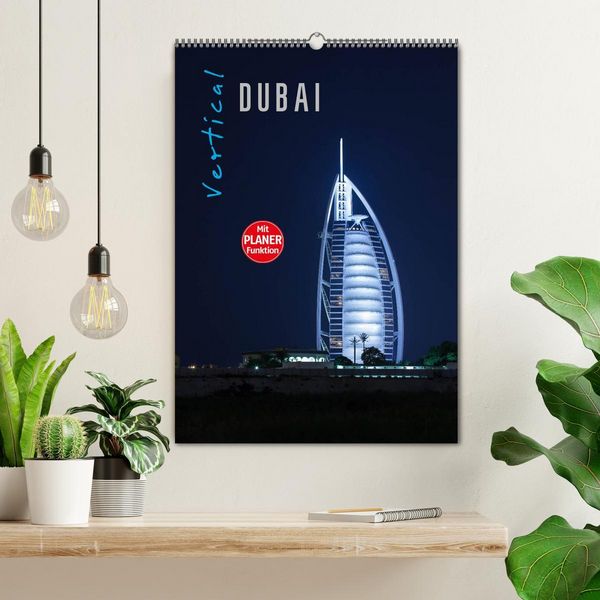 Produktbild: Vertical Dubai 2026 (Wandkalender 2026 DIN A2 hoch), CALVENDO Monatskalender