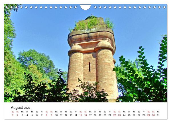 Produktbild: Heidelberg - Heiligenberg und Philosophenweg (Wandkalender 2026 DIN A4 quer), CALVENDO Monatskalender