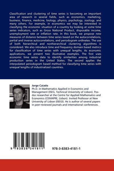 Produktbild: Classification and clustering of time series
