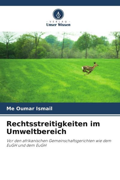 Produktbild: Rechtsstreitigkeiten im Umweltbereich