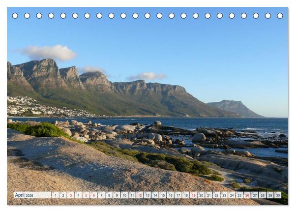 Produktbild: S&uuml;dafrika - Mee(h)r vom Kap (Tischkalender 2026 DIN A5 quer), CALVENDO Monatskalender