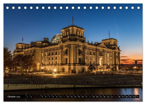 Produktbild: Berlin - Bilder einer Metropole (Tischkalender 2026 DIN A5 quer), CALVENDO Monatskalender