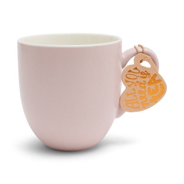 Produktbild: Teetasse uni "Rose"
