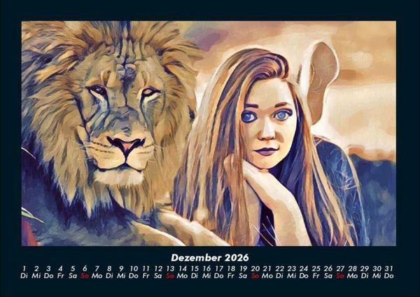 Produktbild: Kunstkalender 2026 Fotokalender DIN A4