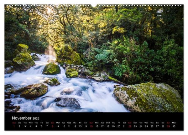 Produktbild: South Island of New Zealand (High Quality Premium Wall Calendar 2026 DIN A2 landscape),CALVENDO 12 Month Wall Calendar