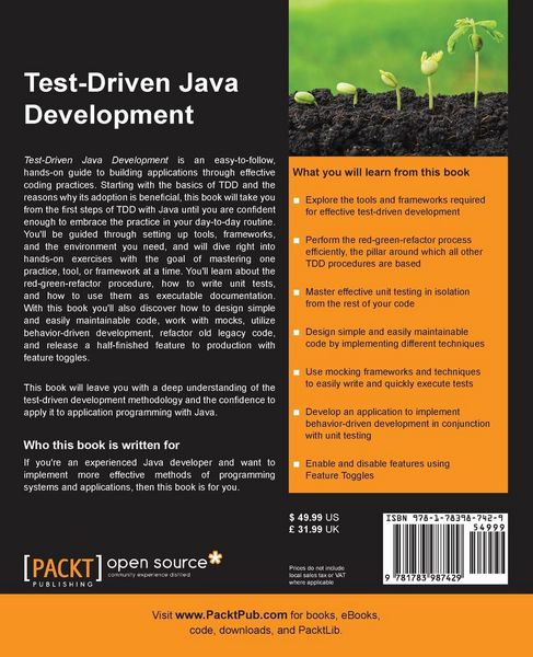 Produktbild: Test-Driven Java Development
