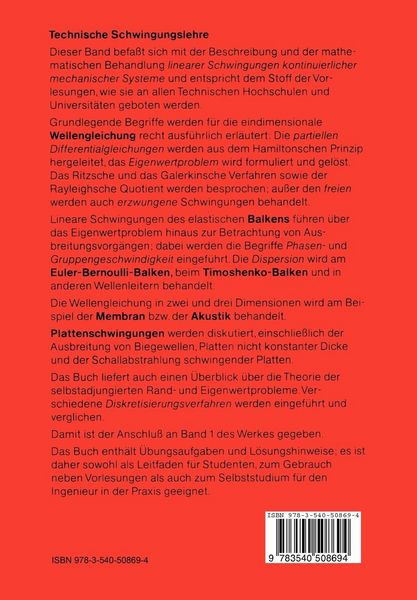 Produktbild: Technische Schwingungslehre