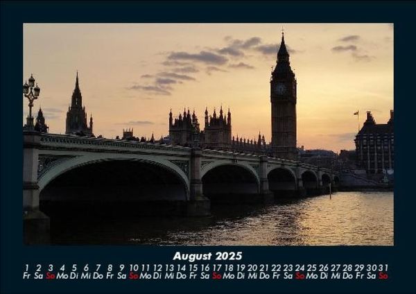 Produktbild: London 2025 Fotokalender DIN A5