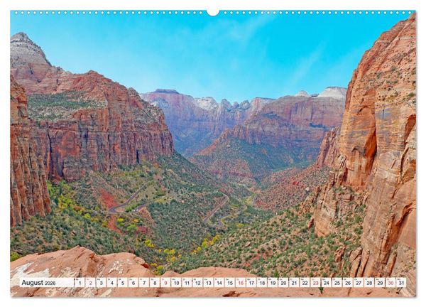 Produktbild: Naturwunder im Westen der USA (hochwertiger Premium Wandkalender 2026 DIN A2 quer), Kunstdruck in Hochglanz
