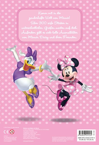 Produktbild: Disney Minnie: Stickern und Malen mit Minnie