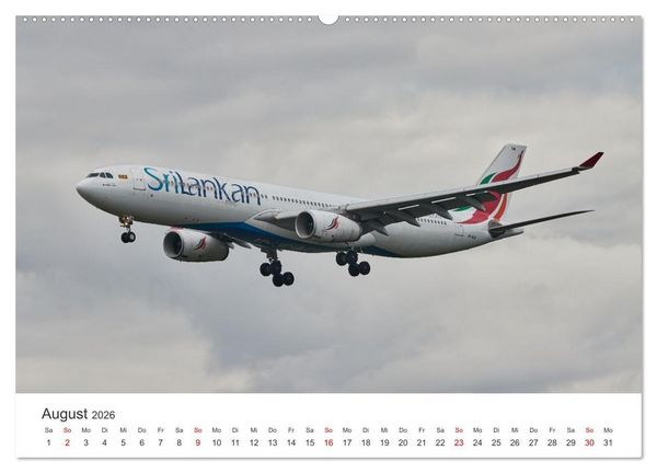 Produktbild: Frankfurt Airport - EDDF (Wandkalender 2026 DIN A2 quer), CALVENDO Monatskalender