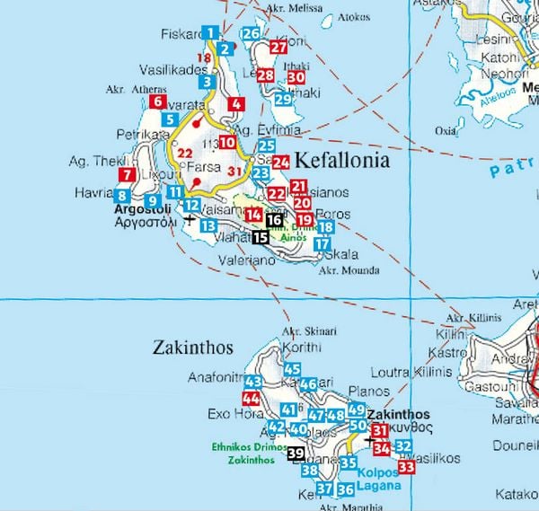 Produktbild: ROTHER Wanderf&uuml;hrer Kefalonia - Ithaka - Zakynthos