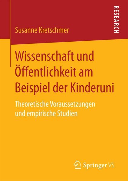 Produktbild: Wissenschaft und &Ouml;ffentlichkeit am Beispiel der Kinderuni
