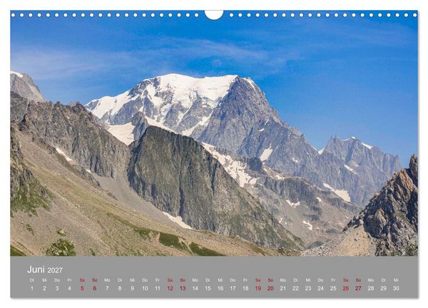 Produktbild: TMB - Mont Blanc (Wandkalender 2027 DIN A3 quer), CALVENDO Monatskalender
