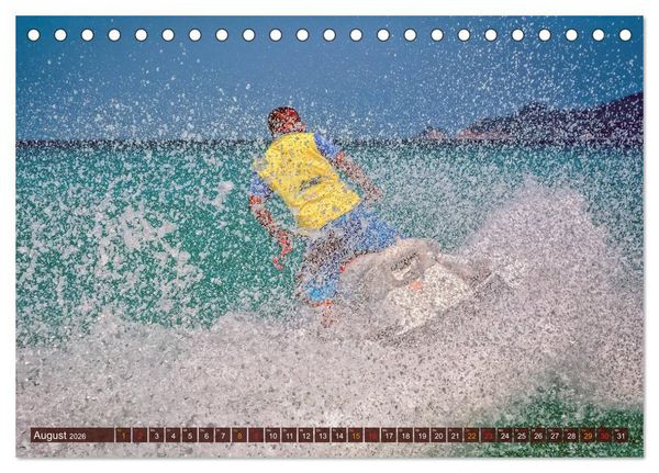 Produktbild: Jetboot - so cool (Tischkalender 2026 DIN A5 quer), CALVENDO Monatskalender