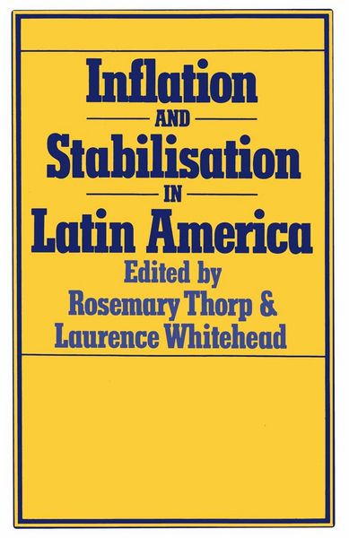 Produktbild: Inflation and Stabilization in Latin America