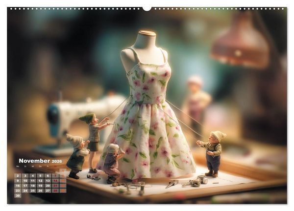 Produktbild: Miniatur - Atelier (Wandkalender 2026 DIN A2 quer), CALVENDO Monatskalender