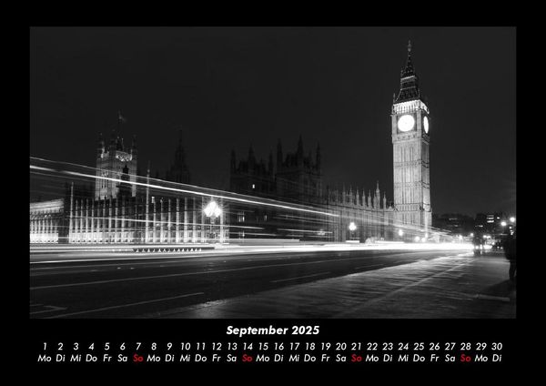 Produktbild: London 2025 Fotokalender DIN A3