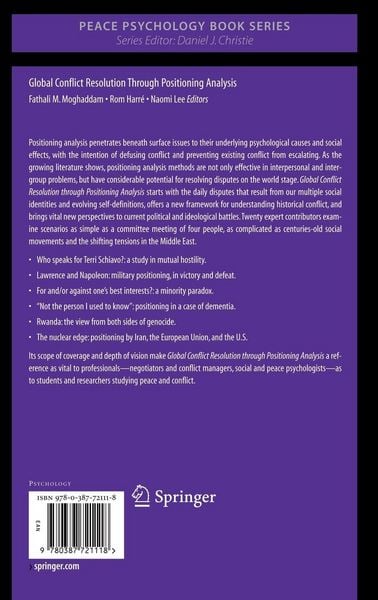 Produktbild: Global Conflict Resolution Through Positioning Analysis