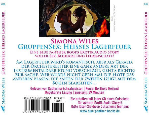 Produktbild: GruppenSex: Heißes Lagerfeuer | Erotik Audio Story | Erotisches Hörbuch Audio-CD