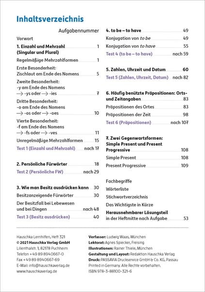 Produktbild: Englisch. Wichtige Grammatikbereiche (1. Englischjahr)