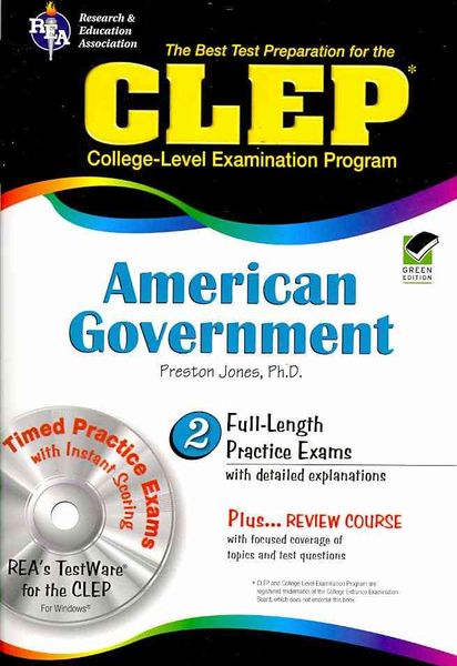 Produktbild: CLEP American Government W/CD (Rea) - The Best Test Prep for the CLEP