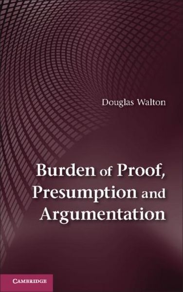 Produktbild: Burden of Proof, Presumption and Argumentation