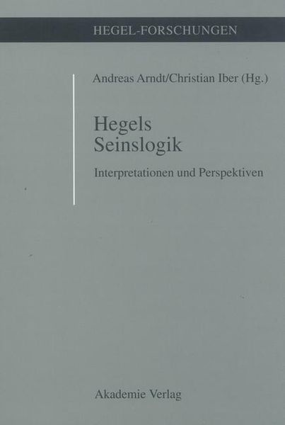 Produktbild: Hegels Seinslogik