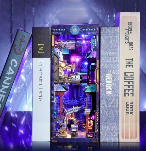 Produktbild: Book Nook DIY B&uuml;cherecke Cyber City