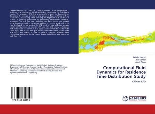 Produktbild: Computational Fluid Dynamics for Residence Time Distribution Study