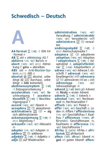 Produktbild: Langenscheidt Universal-W&ouml;rterbuch Schwedisch