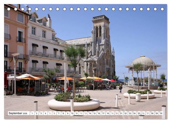 Produktbild: Biarritz (Tischkalender 2026 DIN A5 quer), CALVENDO Monatskalender