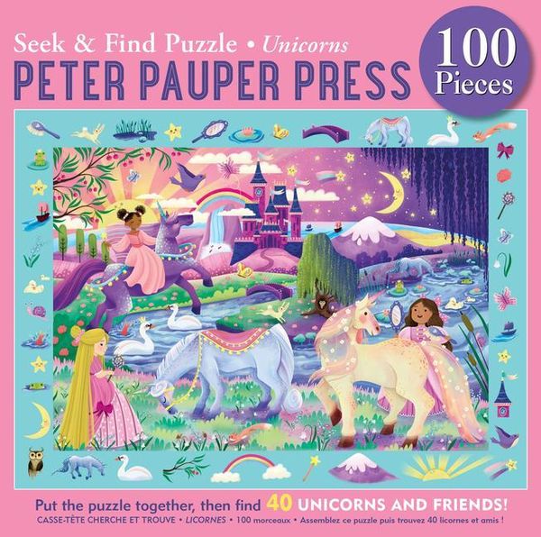 Produktbild: Unicorns Seek & Find 100-Piece Jigsaw Puzzle