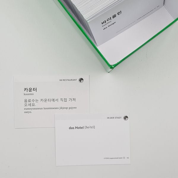 Produktbild: PONS Power-Vokabelbox Koreanisch in 4 Wochen