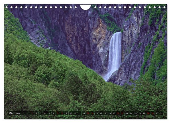 Produktbild: Slowenien - Soca Tal (Wandkalender 2026 DIN A4 quer), CALVENDO Monatskalender