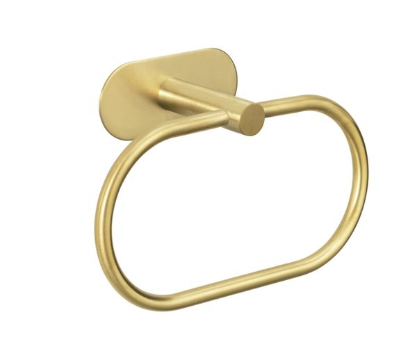 Turbo-Loc® Handtuchring Orea Gold Matt, Befestigen ohne bohren