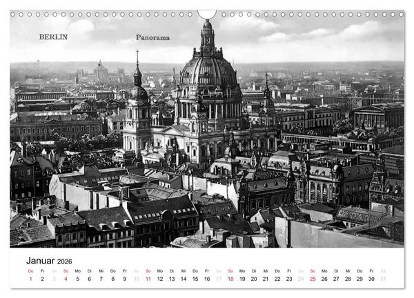 Produktbild: Gr&uuml;&szlig;e aus dem alten Berlin (Wandkalender 2026 DIN A3 quer), CALVENDO Monatskalender