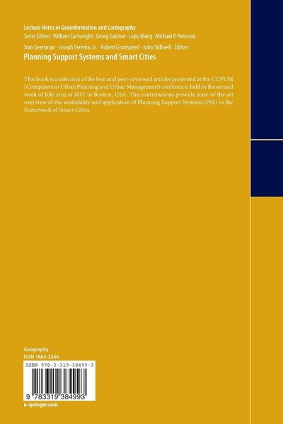 Produktbild: Planning Support Systems and Smart Cities