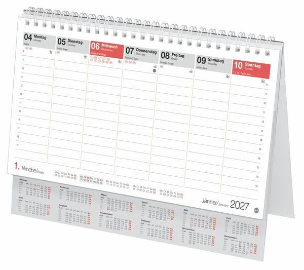 Produktbild: Schreibtischkalender &Ouml;sterreich gro&szlig; 2027