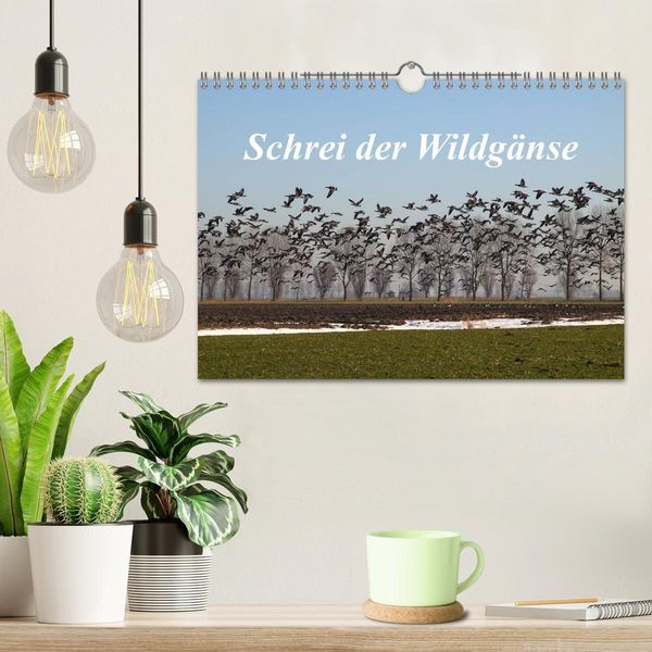 Produktbild: Schrei der Wildg&auml;nse (Wandkalender 2026 DIN A4 quer), CALVENDO Monatskalender