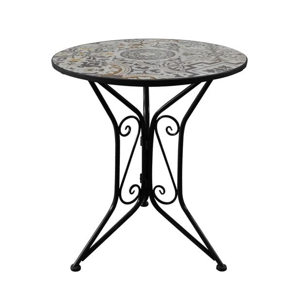 Produktbild: HTI-Living Gartentisch Metall Schwarz Algier Gartentisch Metall Schwarz Algier